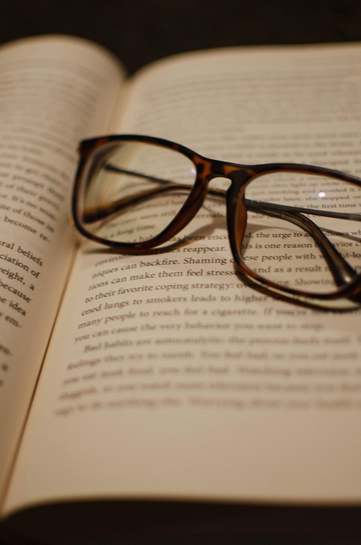 Blue light blocking glasses