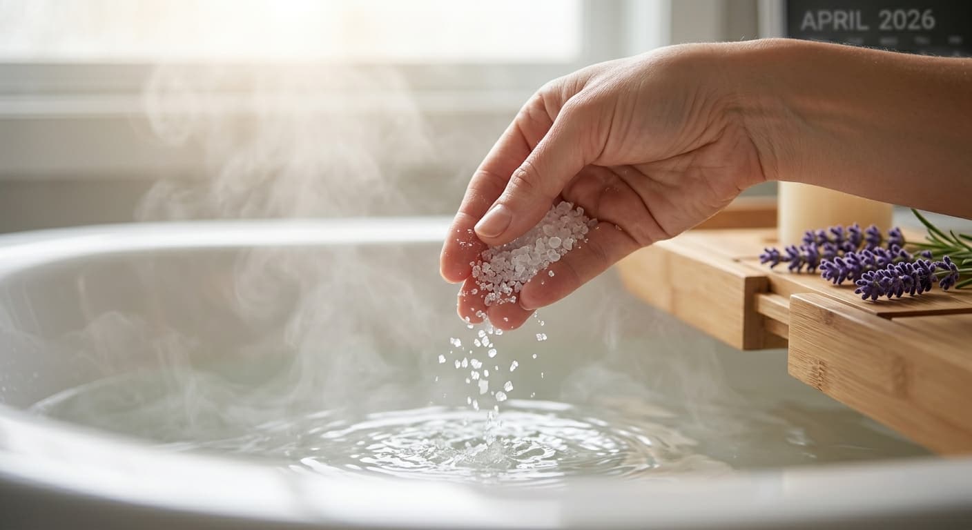 Epsom salt bath therapeutic benefit